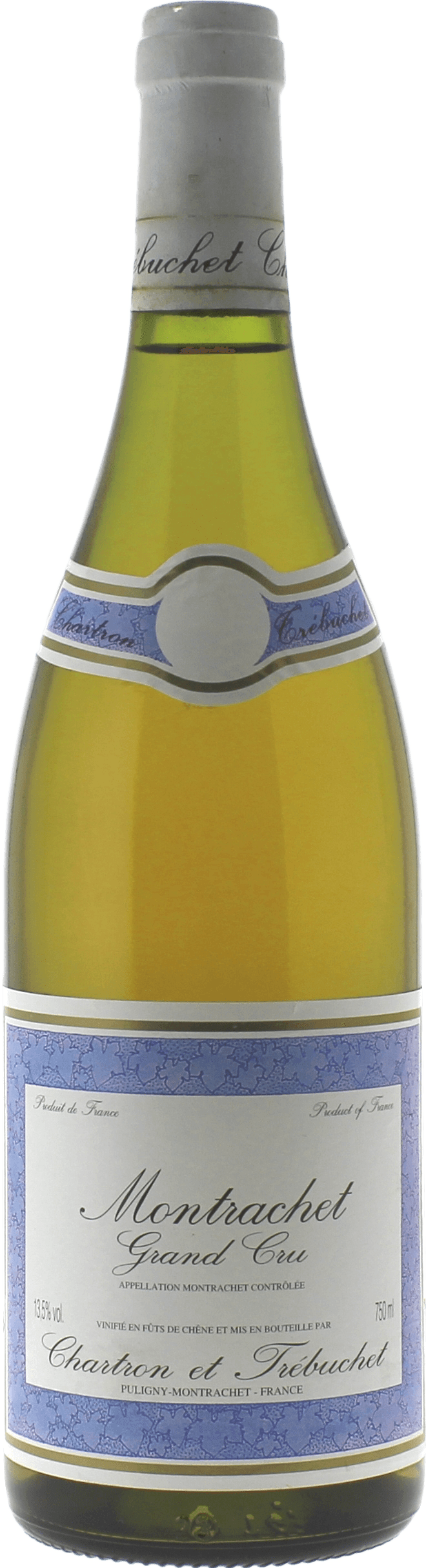 Montrachet chartron trbuchet 1996 Domaine CHARTRON Jean, Bourgogne blanc