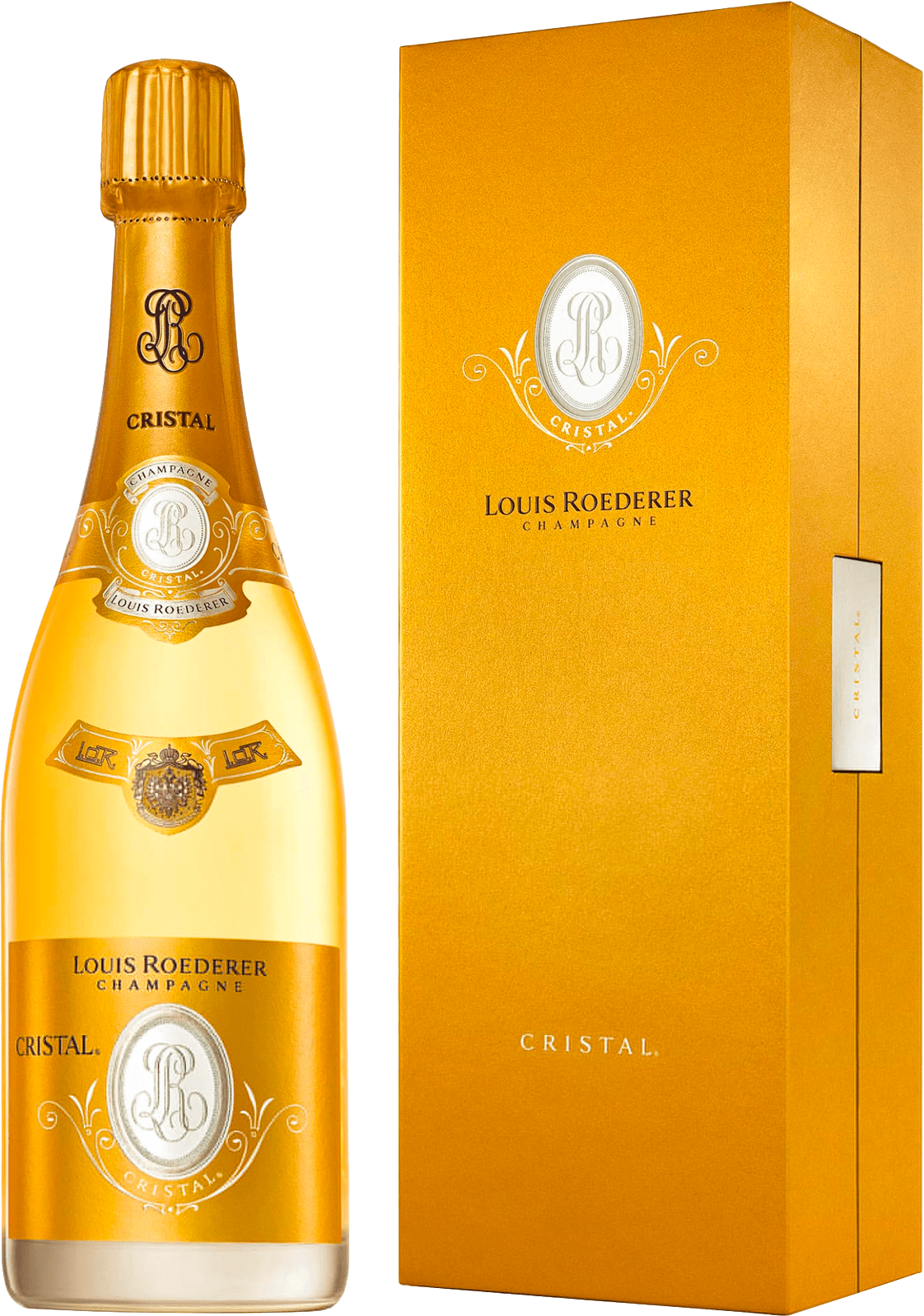 Cristal roederer en coffret bois 1999  Roederer, Champagne