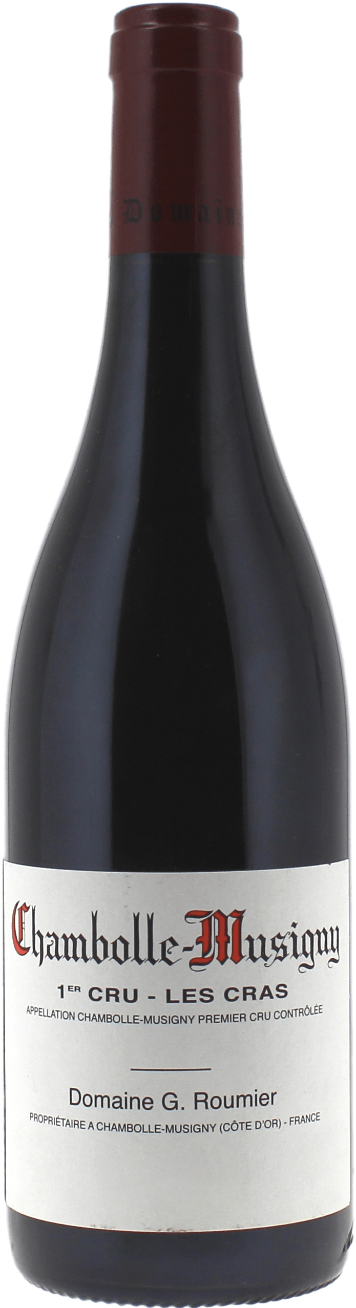 Chambolle musigny 1er cru les cras 2017 Domaine ROUMIER Georges, Bourgogne rouge
