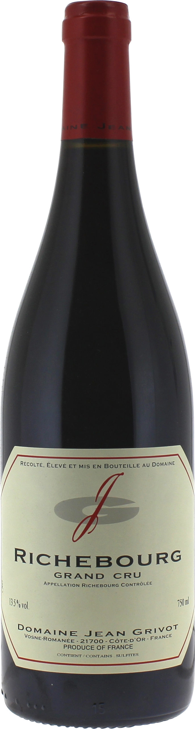 Richebourg grand cru 2017 Domaine GRIVOT, Bourgogne rouge