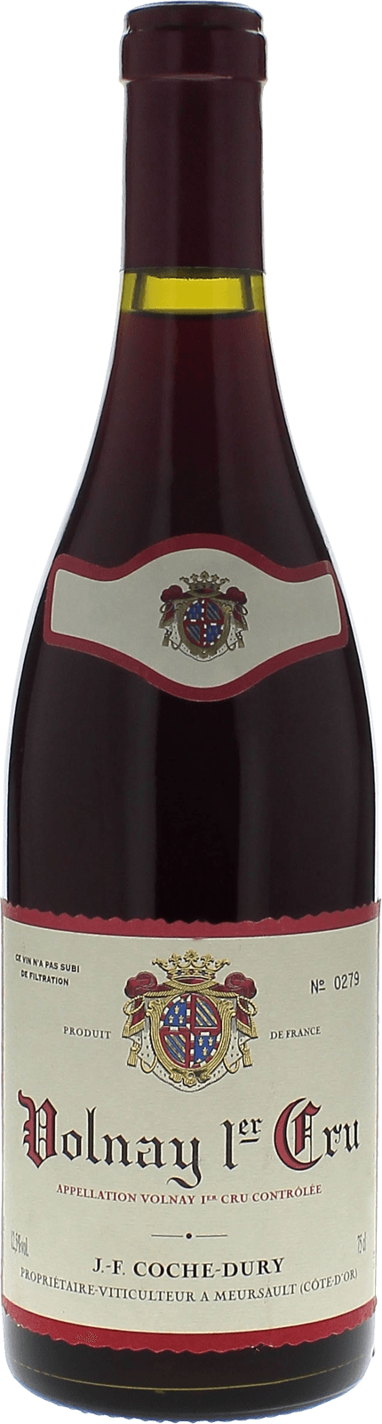 Volnay 1er cru 2017 Domaine COCHE-DURY, Bourgogne rouge