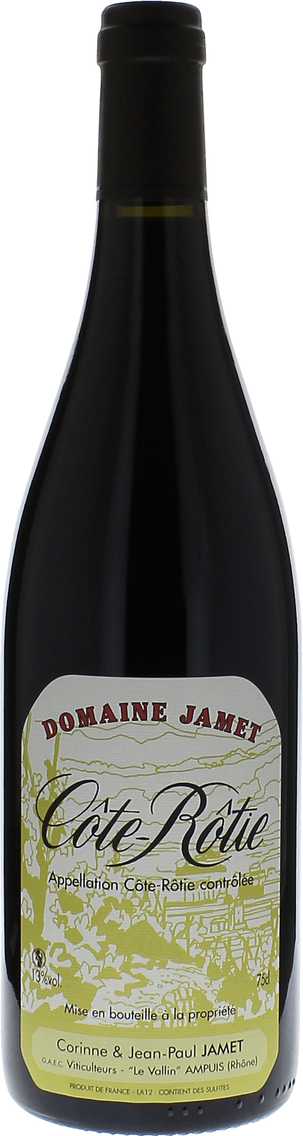 Cte rotie jean paul et loic jamet 2014  Cte Rotie, Valle du Rhne Rouge