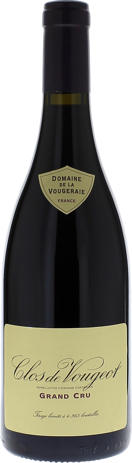 Clos vougeot grand cru 2011 Domaine VOUGERAIE, Bourgogne rouge