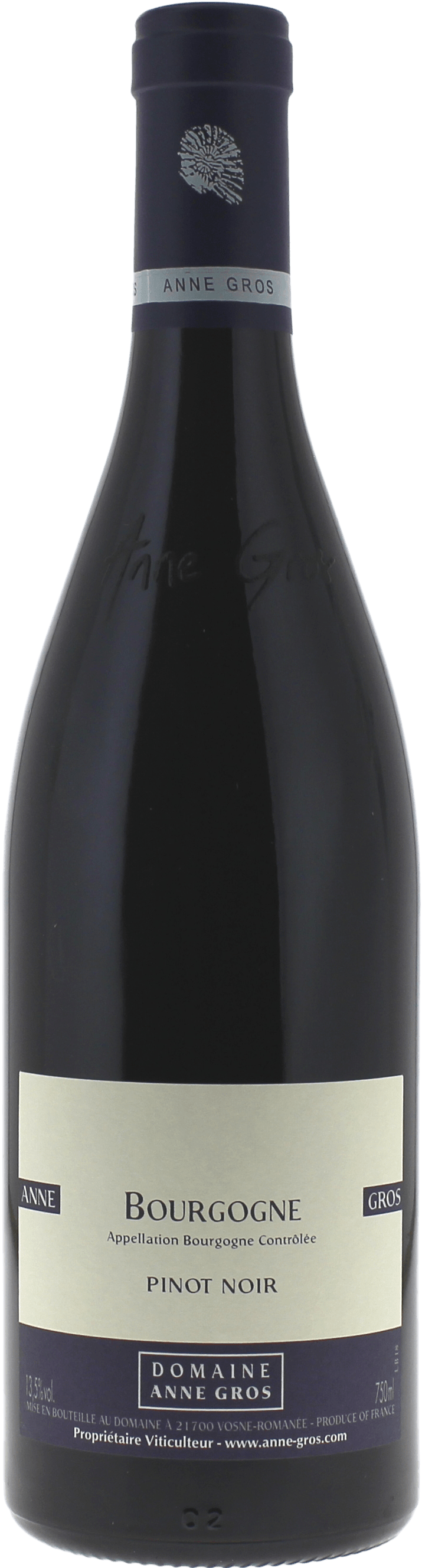 Bourgogne pinot noir 2018  GROS Anne, Bourgogne rouge