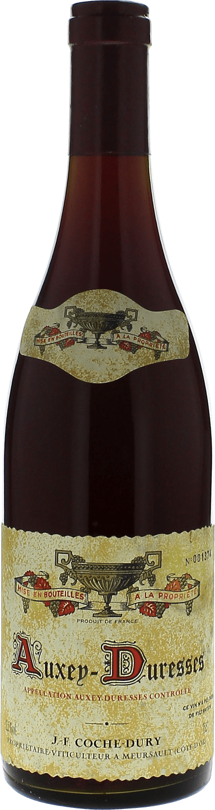 Auxey duresses cte de beaune 2012 Domaine COCHE-DURY, Bourgogne rouge