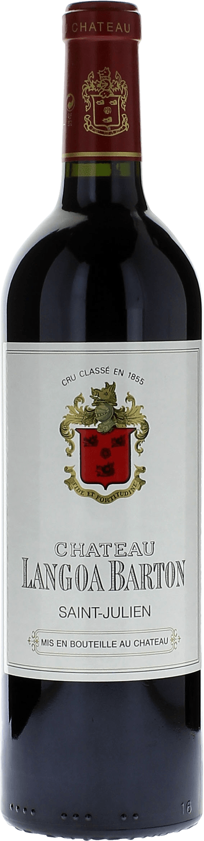 Langoa barton 2016 3me Grand cru class Saint-Julien, Bordeaux rouge