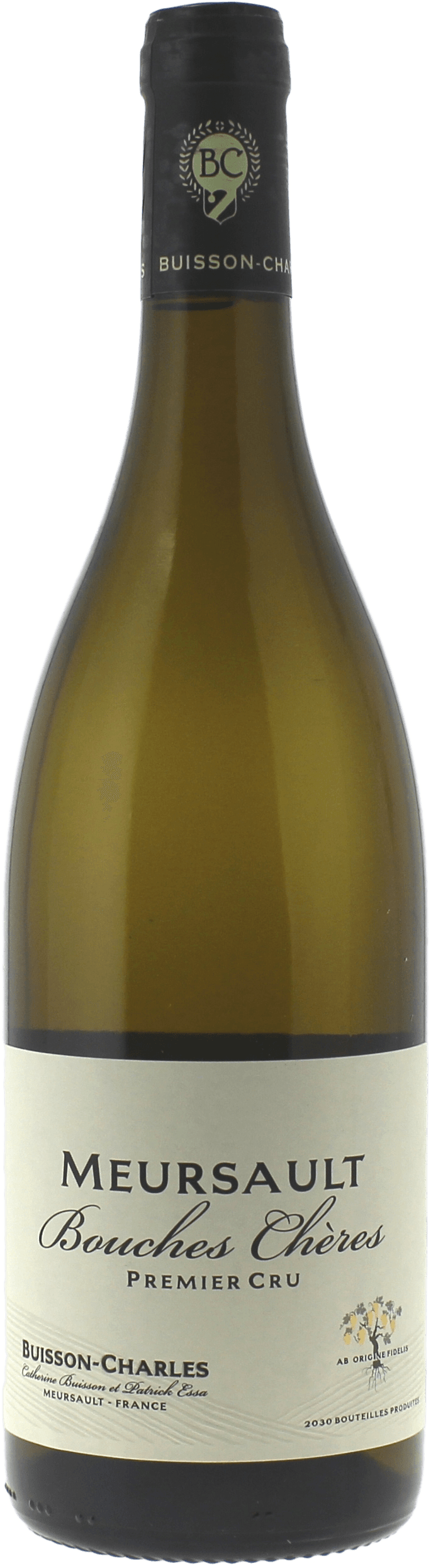 Meursault bouches-cheres 1er cru 2018  BUISSON Charles, Bourgogne blanc