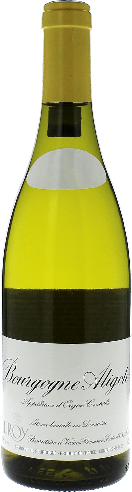 Bourgogne aligot 2014 Maison LEROY, Bourgogne blanc