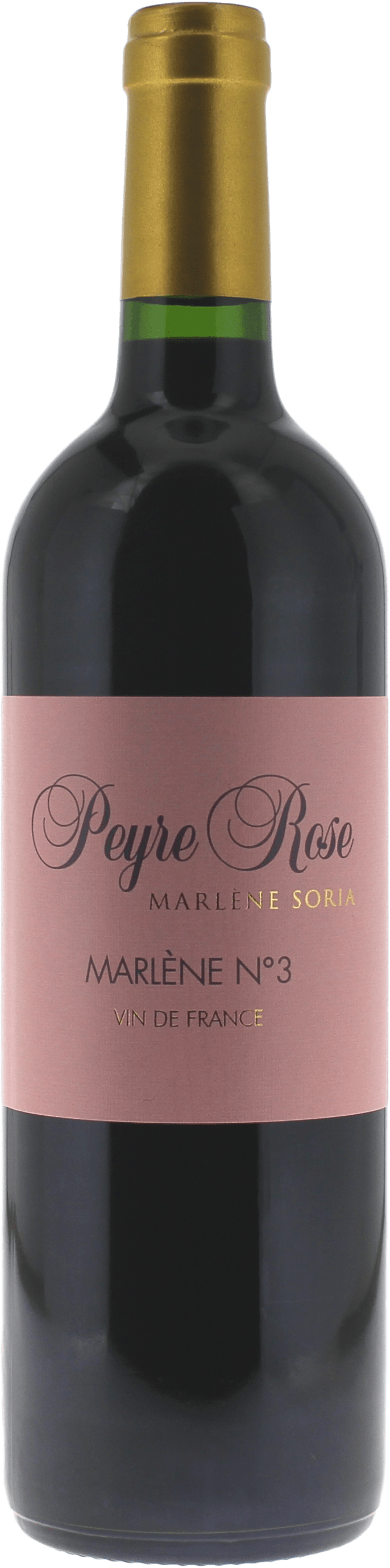 Peyre rose marlene n3 2010  Vin de France, Languedoc