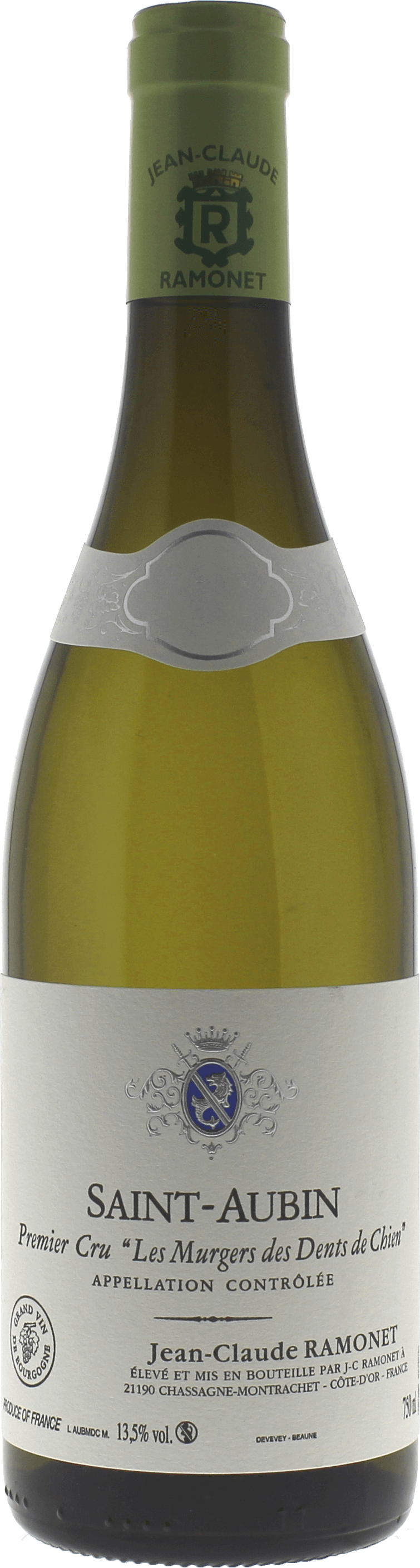 Saint aubin 1er cru murgers des dents de chien 2018 Domaine RAMONET, Bourgogne blanc
