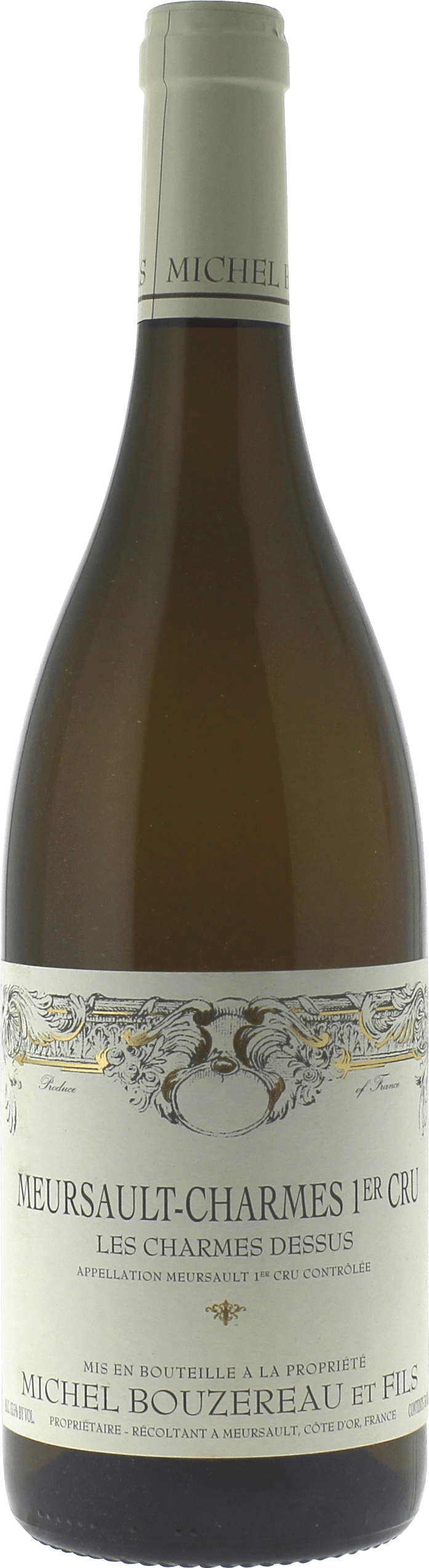 Meursault les charmes dessus 1er cru 2017 Domaine BOUZEREAU Michel et fils, Bourgogne blanc