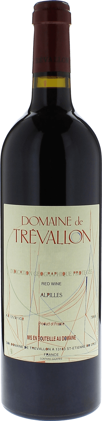 Domaine de trevallon rouge 2018  IGP Alpilles, Provence