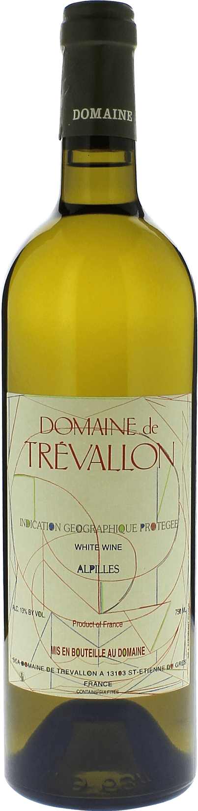 Domaine de trevallon blanc 2019  IGP Alpilles, Provence