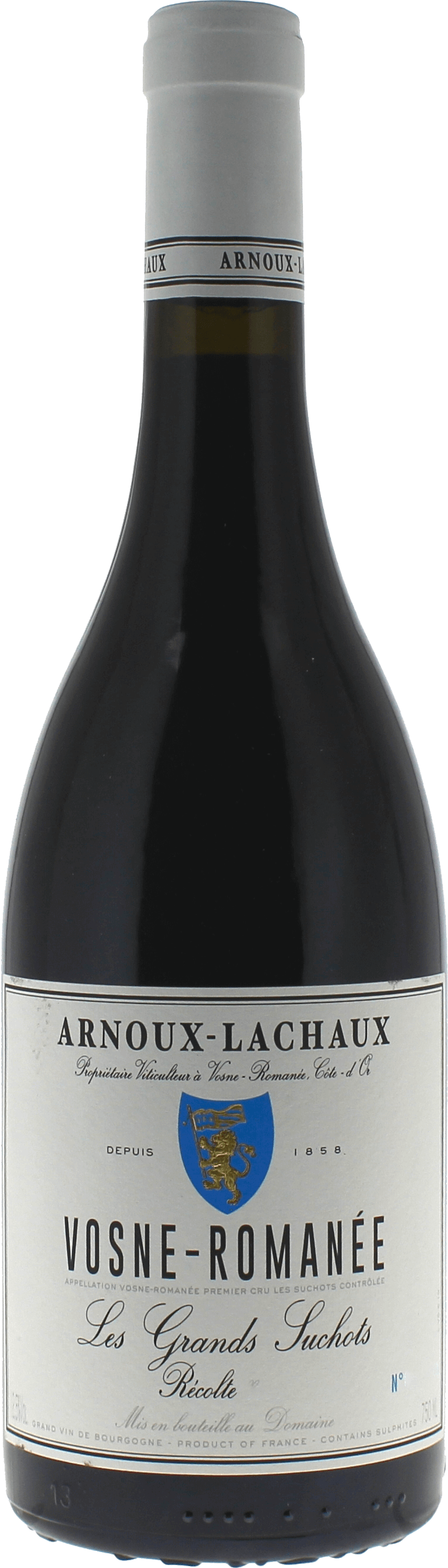 Vosne roman�e 1er cru les grands suchots 2019 Domaine ARNOUX - LACHAUX, Bourgogne rouge
