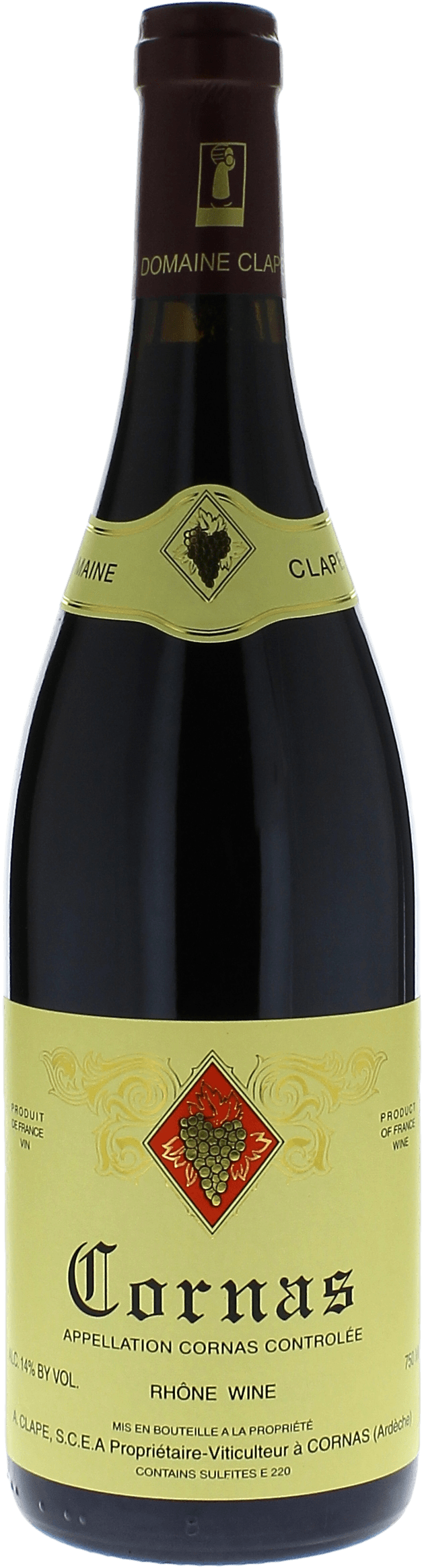 Cornas   clape 2014  Cornas, Valle du Rhne Rouge