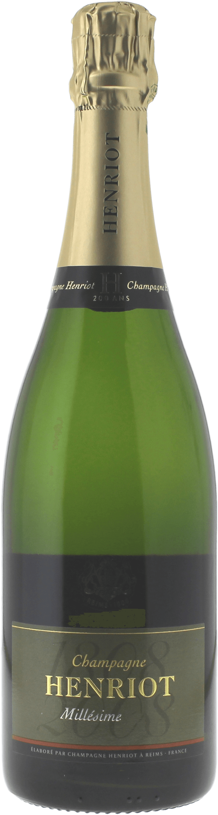 Henriot brut mill�sim� en �tui 2008  Henriot, Champagne