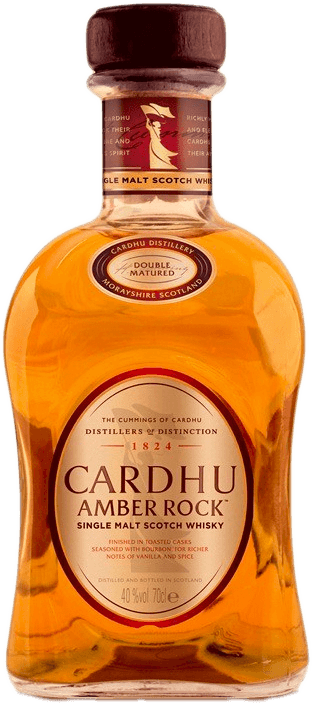 Whisky ecossais cardhu amber rock en coffret deux verres 40°, Whisky,  Bouteille