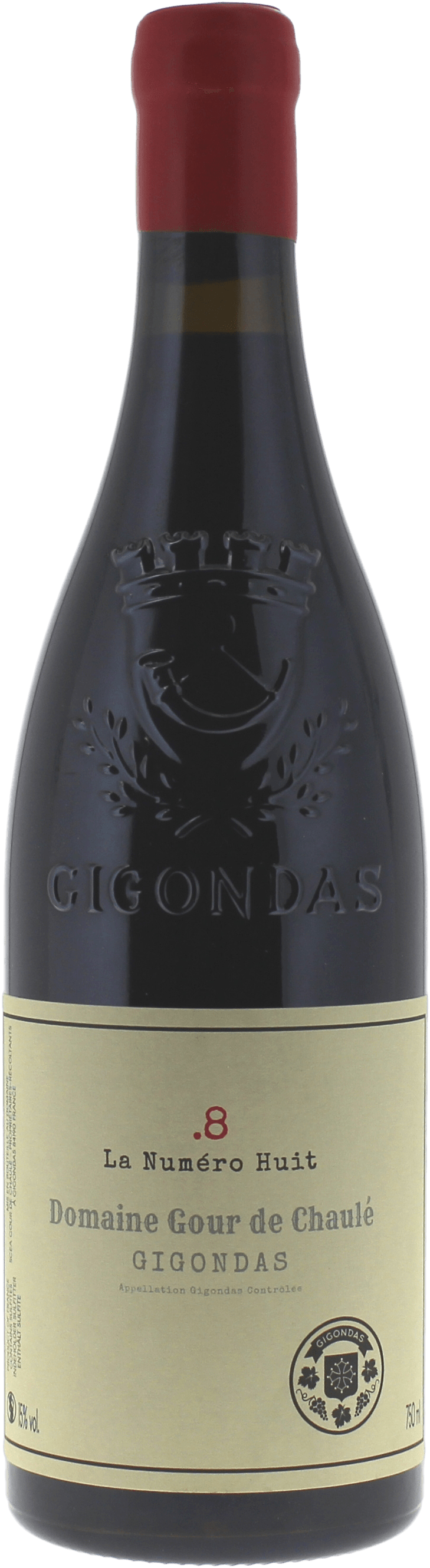 Gigondas domaine gour de chaul� la num�ro huit 2020  Gigondas, Vall�e du Rh�ne Rouge
