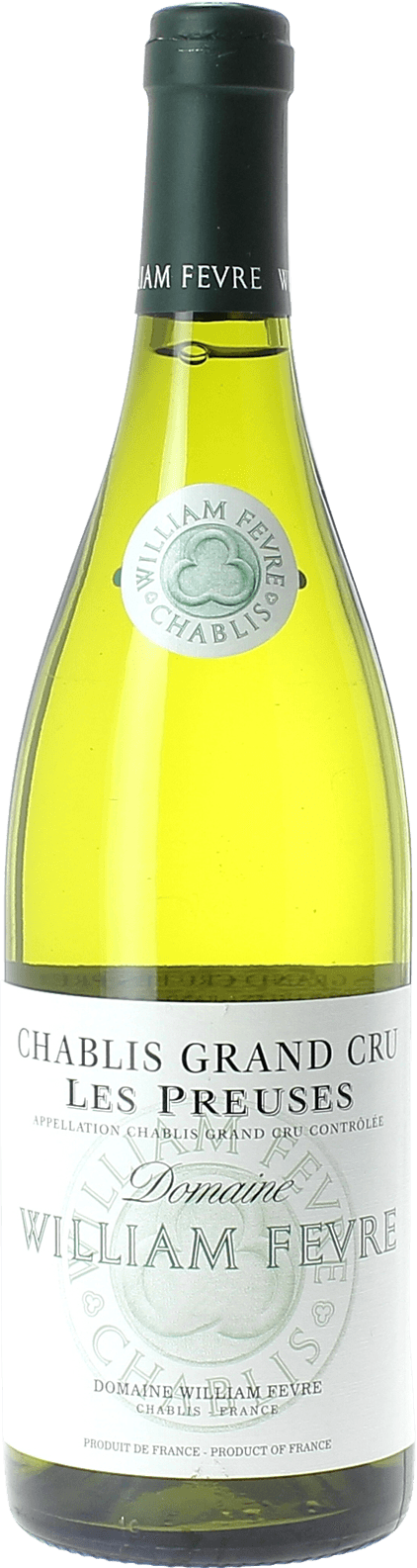 Chablis grand cru les preuses 2020  FEVRE William, Bourgogne blanc