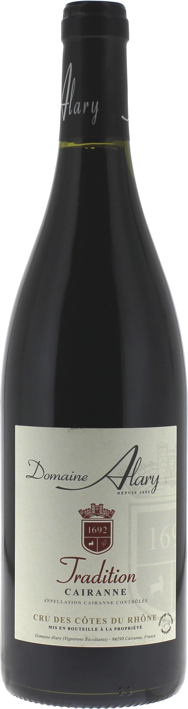 Cairanne alary denis tradition 2019  Ctes du Rhone, Valle du Rhne Rouge