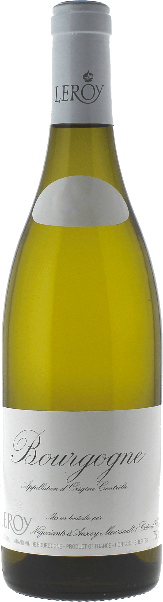 Bourgogne blanc 2016 Maison LEROY, Bourgogne blanc