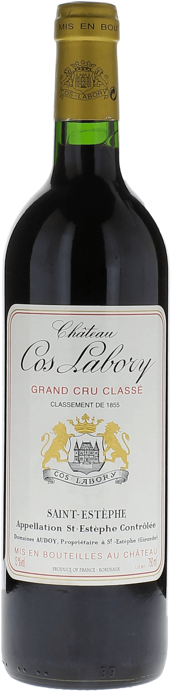 Cos labory 2018 5�me Grand cru class� Saint-Est�phe, Bordeaux rouge