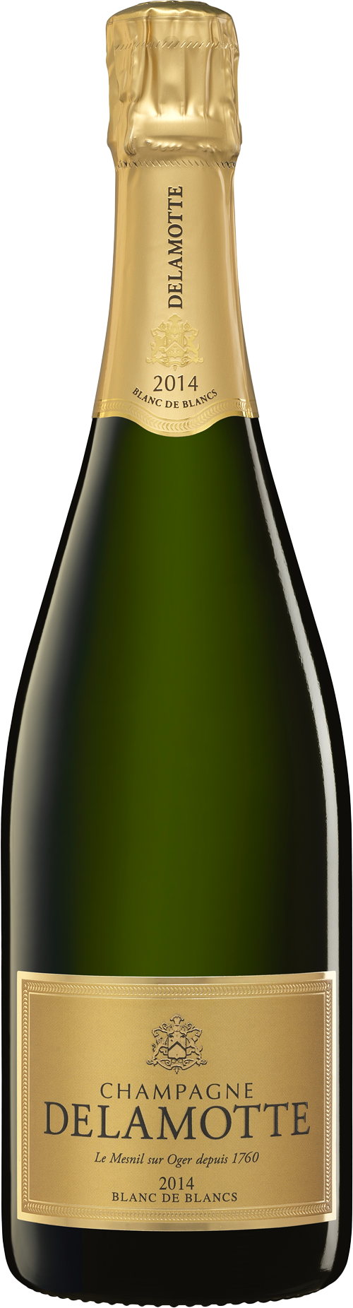 Delamotte blanc de blancs en etui 2014  Delamotte, Champagne