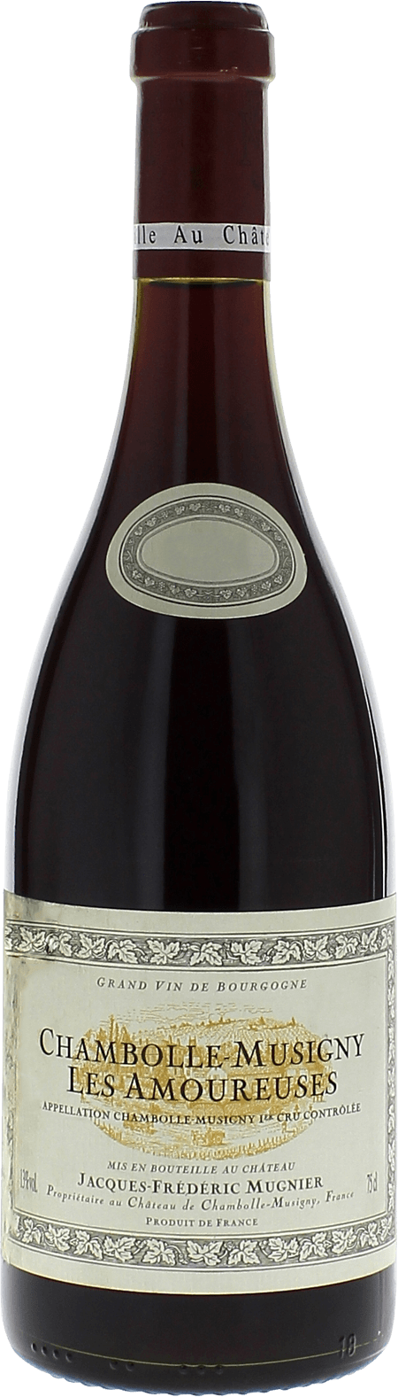 Chambolle musigny 1er cru les amoureuses 2012 Domaine MUGNIER Jacques Frederic, Bourgogne rouge