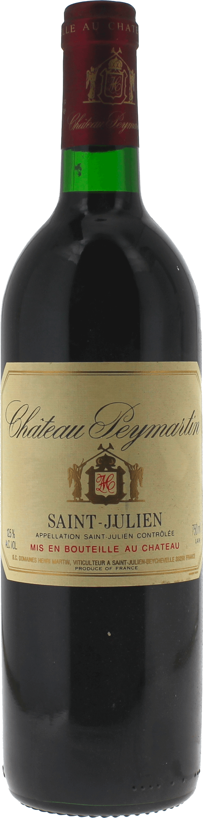 Peymartin 1996  Saint-Julien, Bordeaux rouge
