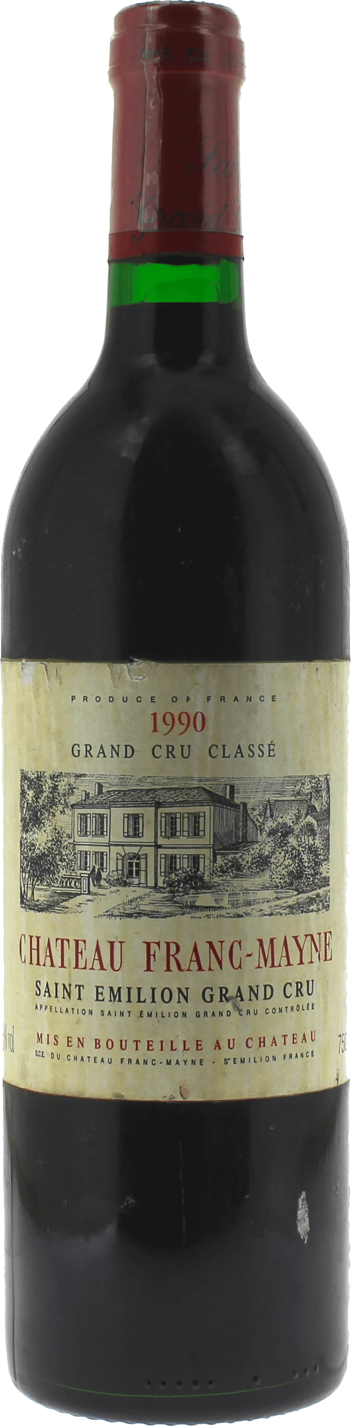 Franc mayne 1990  Saint-Emilion, Bordeaux rouge