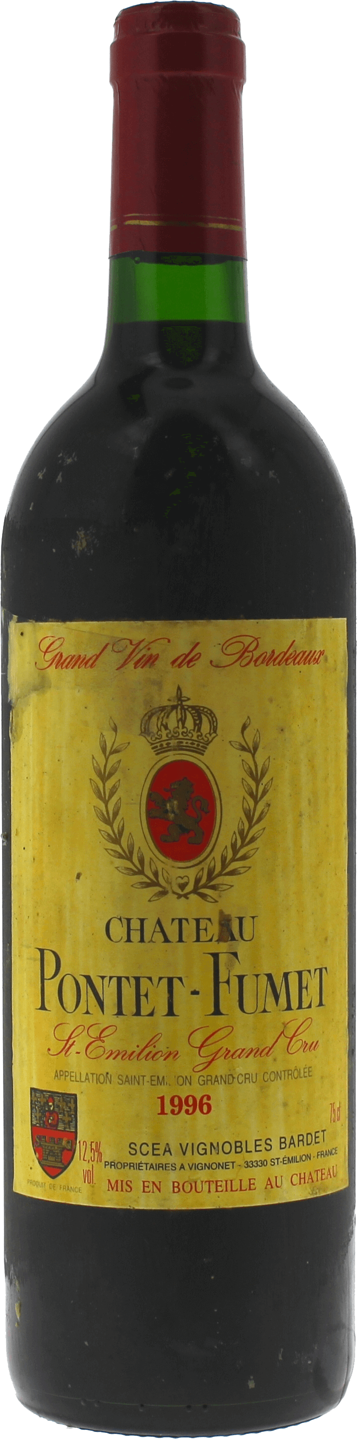 Pontet fumet 1996  Saint-Emilion, Bordeaux rouge