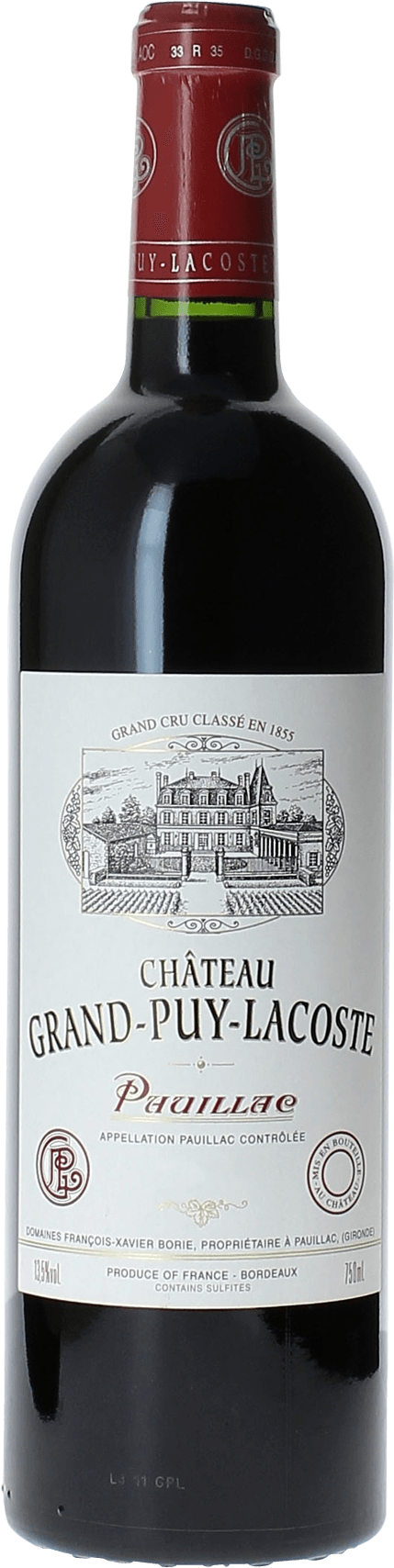 Grand-puy-lacoste  2016 5 me Grand cru class Pauillac, Bordeaux rouge