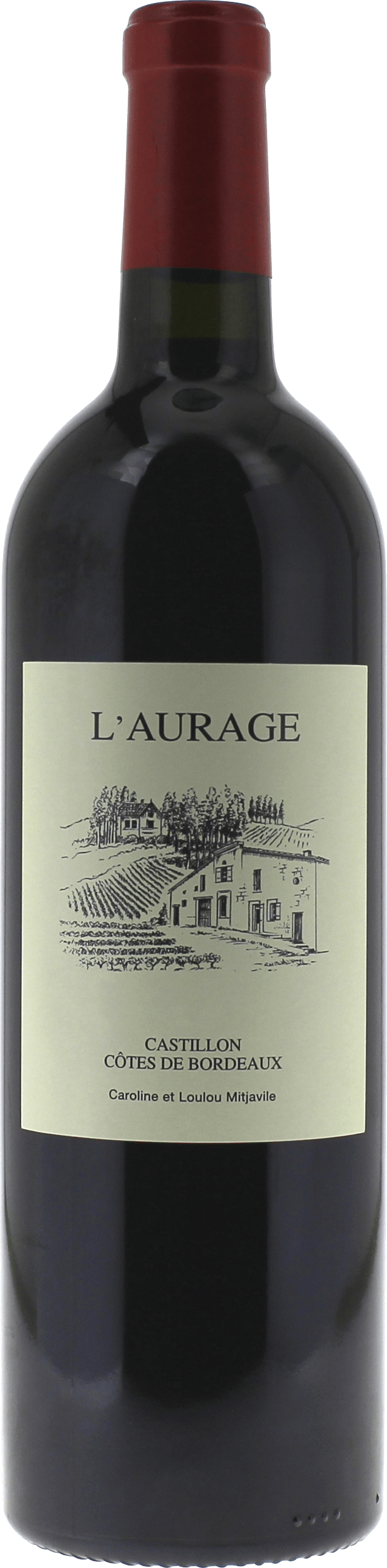 L'aurage 2007  Castillon Cotes de Bordeaux, Bordeaux rouge