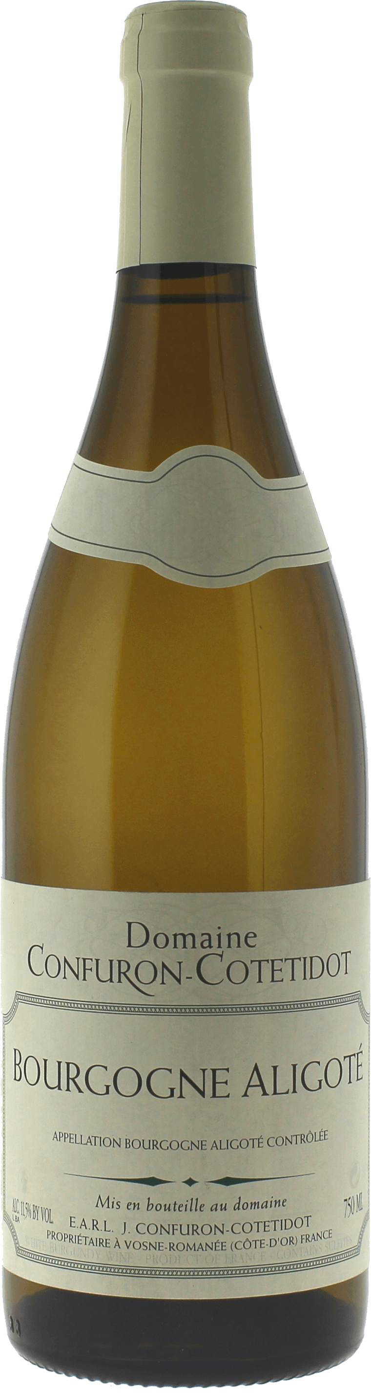 Bourgogne aligot 2018  Confuron Cotetidot, Bourgogne blanc