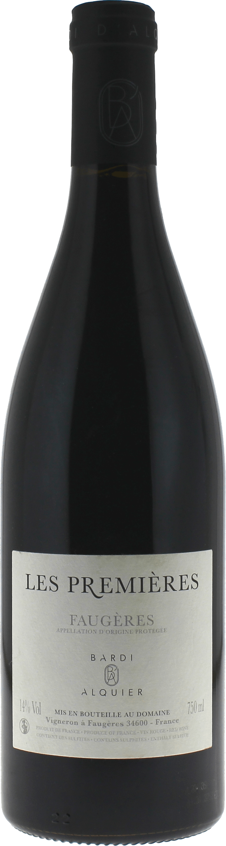 Bardi d'alquier rouge les premi�res 2018  Faug�res, Languedoc