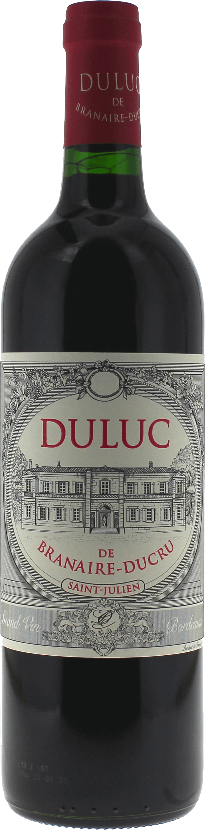 Duluc de branaire ducru 2019 2nd vin de Branaire Ducru Saint-Julien, Bordeaux rouge