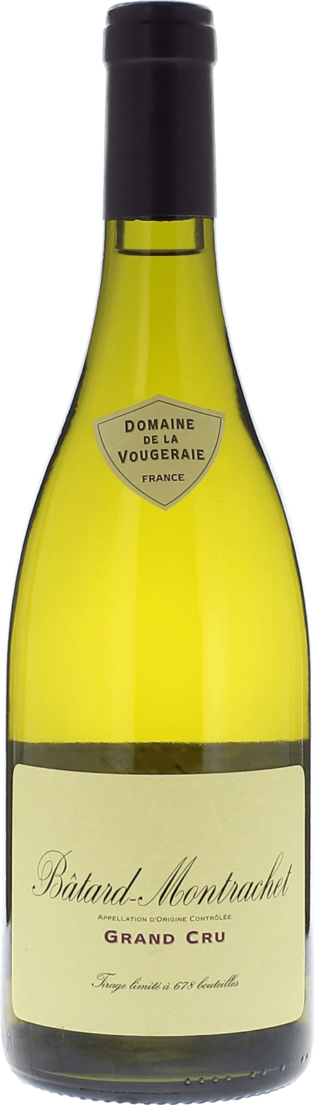 Batard montrachet grand cru 2021 Domaine VOUGERAIE, Bourgogne blanc