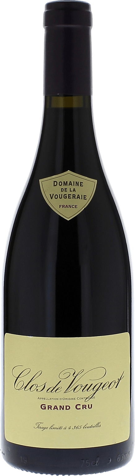 Clos vougeot grand cru 2021 Domaine VOUGERAIE, Bourgogne rouge