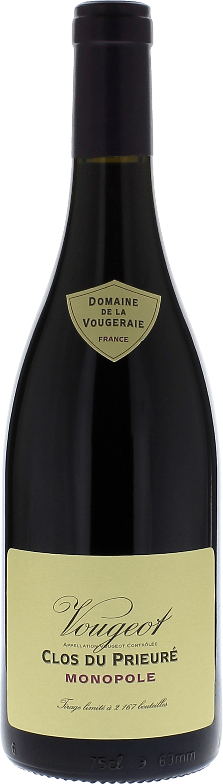 Vougeot clos du prieur 2022 Domaine VOUGERAIE, Bourgogne rouge