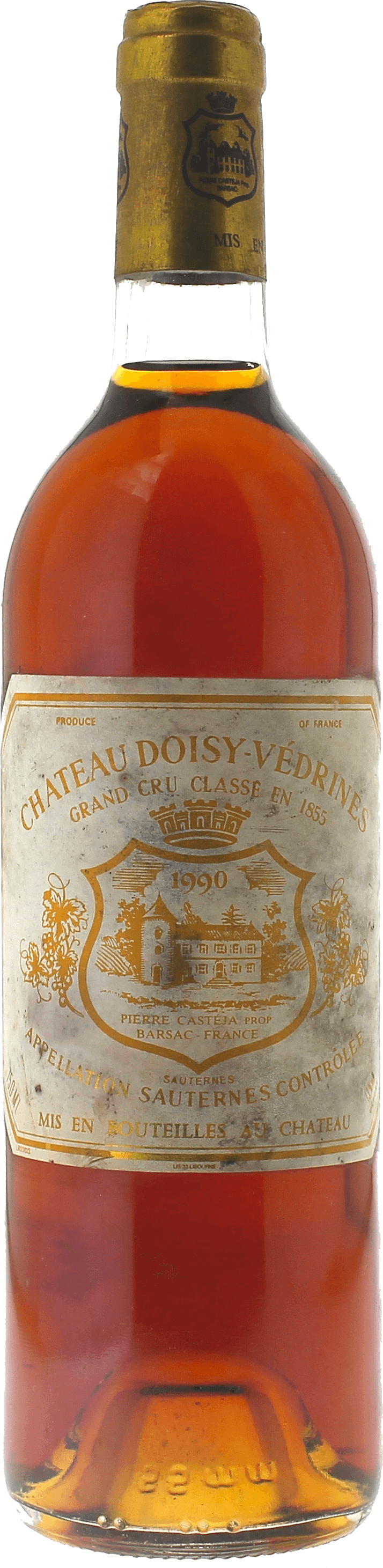 Doisy vedrines 1990  Sauternes, Bordeaux blanc