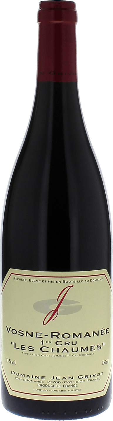 Vosne romane 1er cru les chaumes 2021 Domaine GRIVOT, Bourgogne rouge