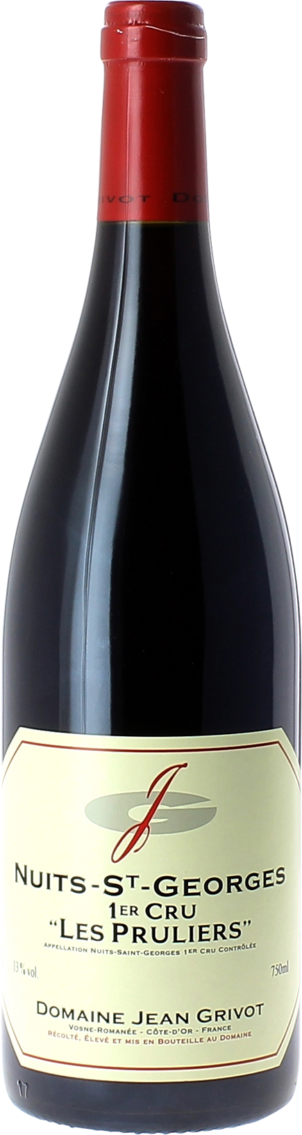 Nuits saint georges 1er cru les pruliers 2021 Domaine GRIVOT, Bourgogne rouge