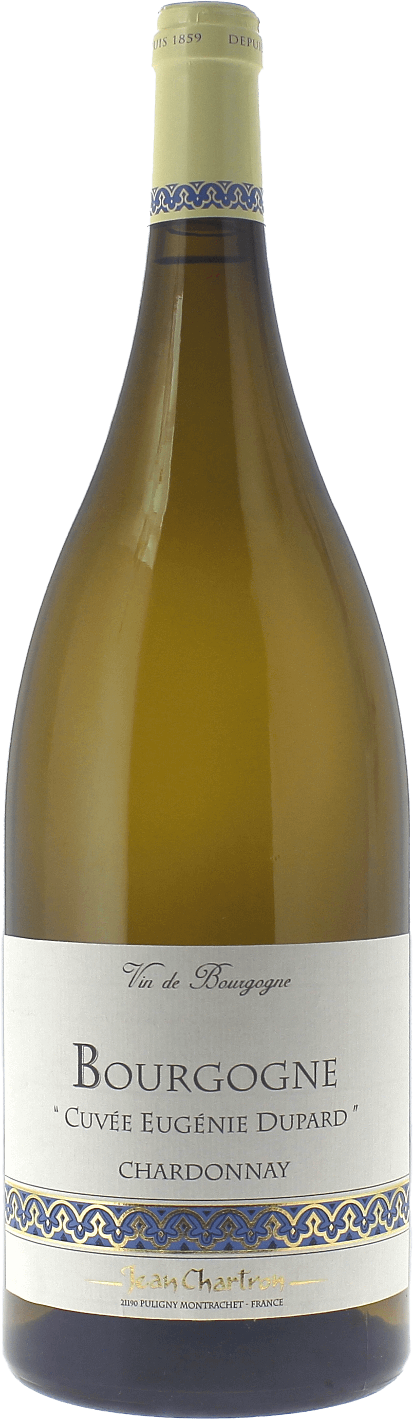 Bourgogne chardonnay cuve eugenie dupard 2022 Domaine CHARTRON Jean, Bourgogne blanc