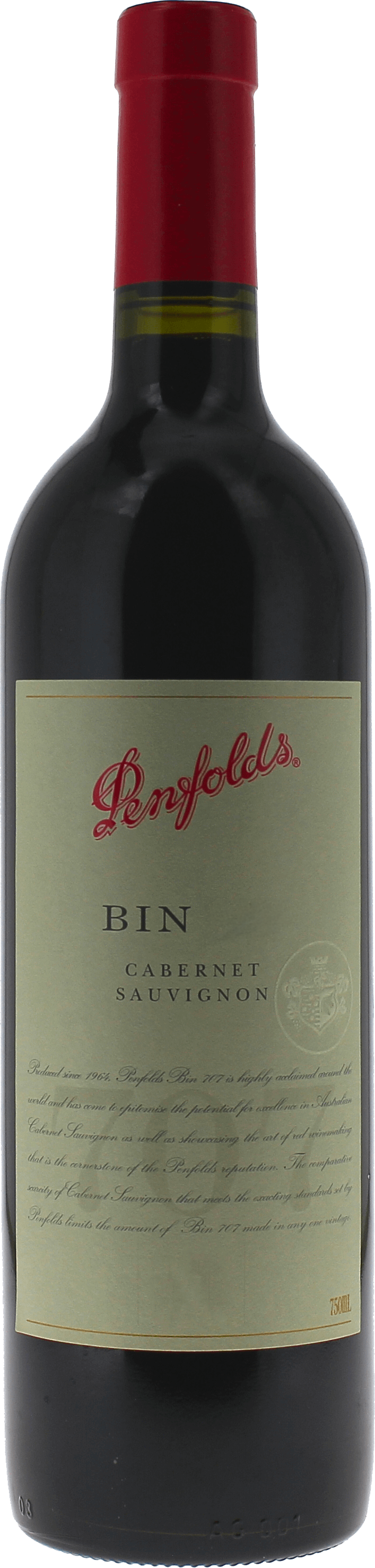 Penfolds bin 169 coonawarra cabernet sauvignon 2010  Australie, Vin Australien