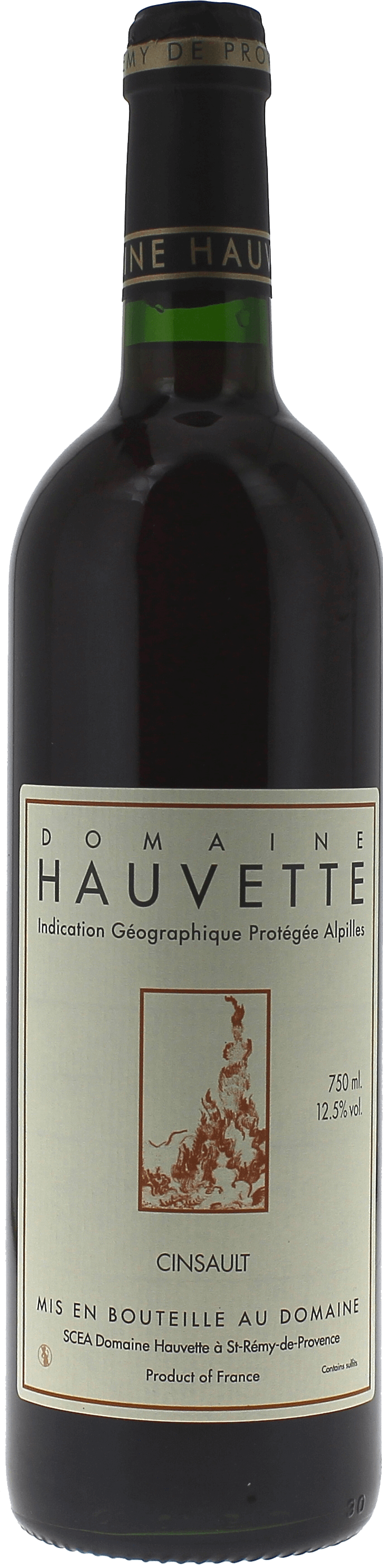 Domaine hauvette cinsault 2021  Alpilles IGP, Provence