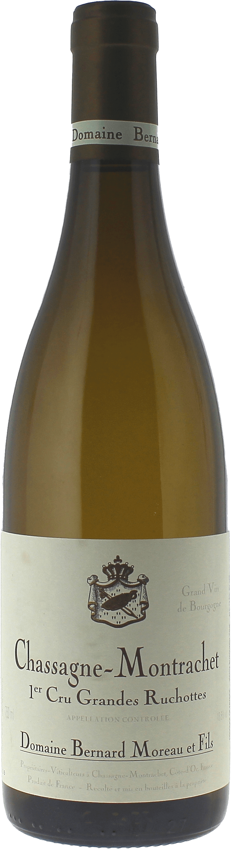 Chassagne montrachet 1er cru  grandes ruchottes 2009 Domaine MOREAU Bernard, Bourgogne blanc