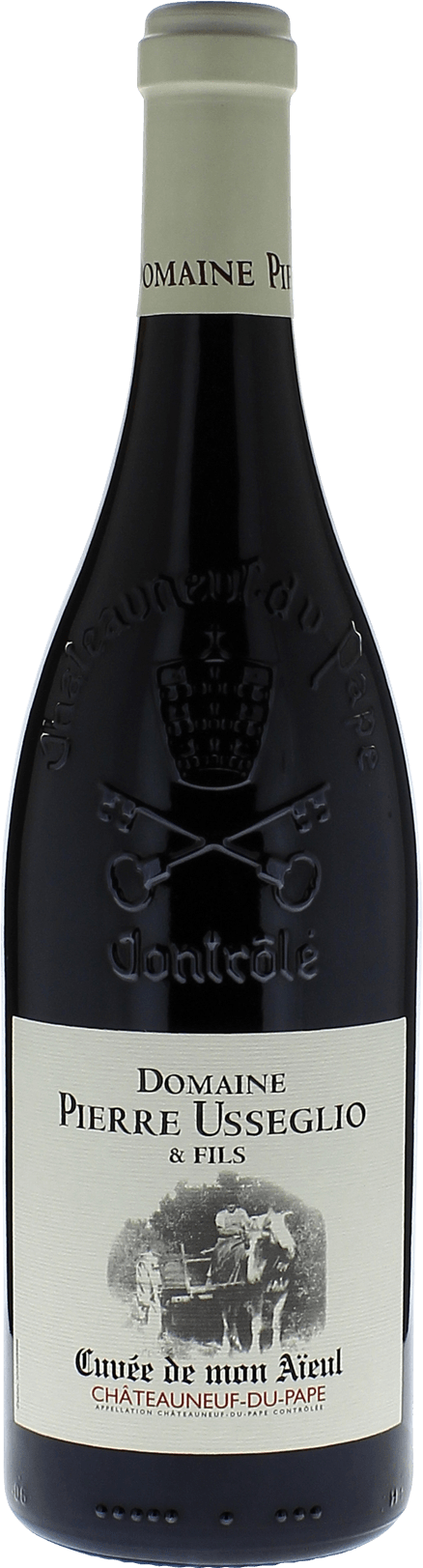 Ussglio pierre cuve de mon aieul 2000  Chteauneuf-du-Pape, Valle du Rhne Rouge