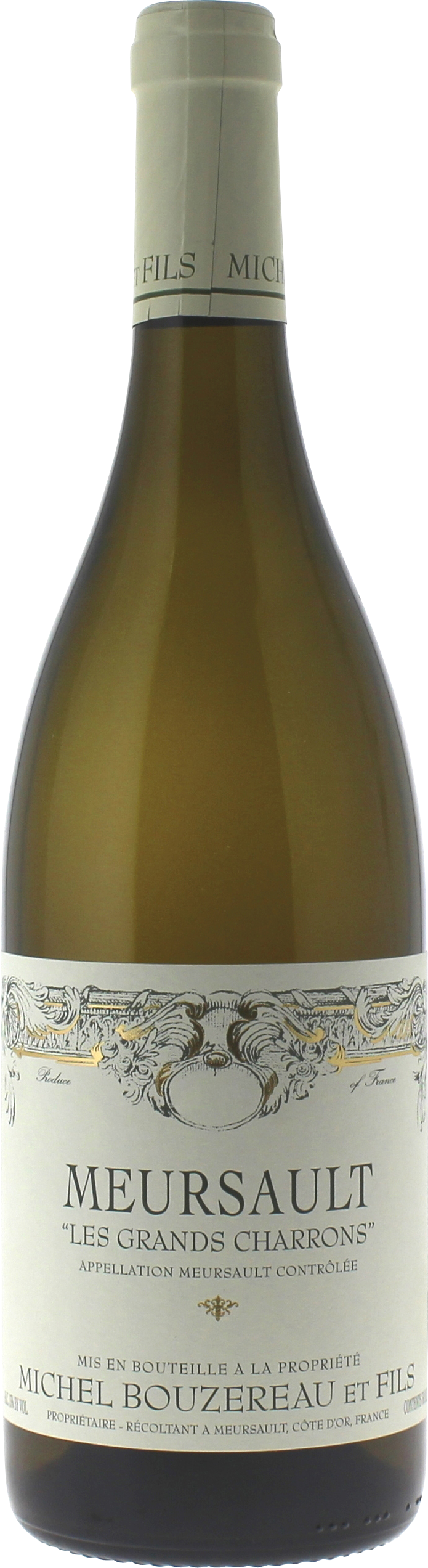 Meursault les grands charrons 2022  BOUZEREAU Michel, Bourgogne blanc