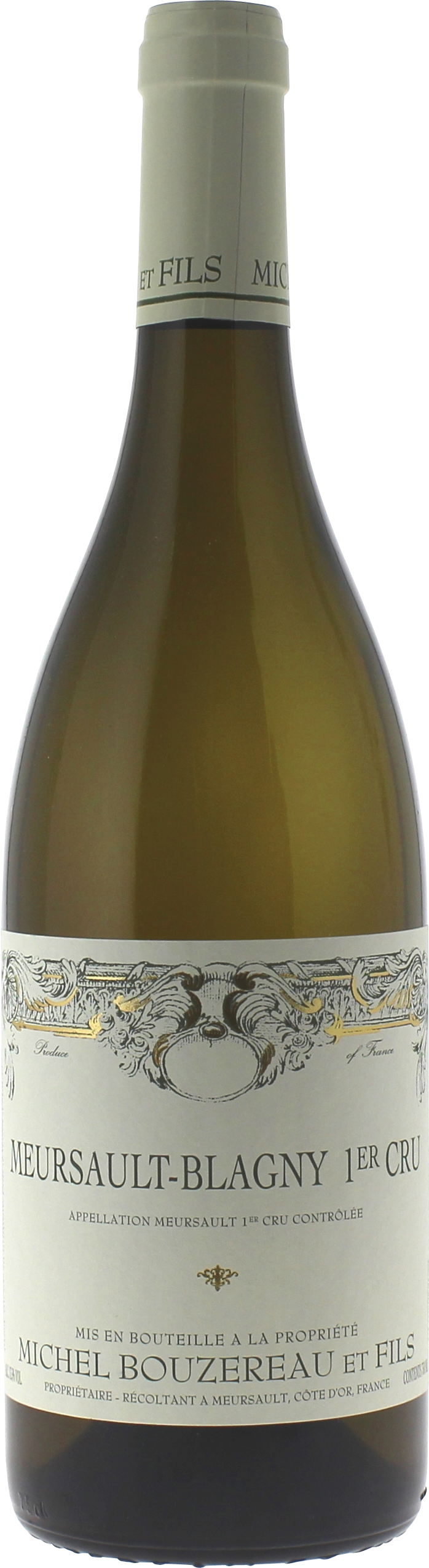 Meursault blagny 1er cru 2022  BOUZEREAU Michel, Bourgogne blanc