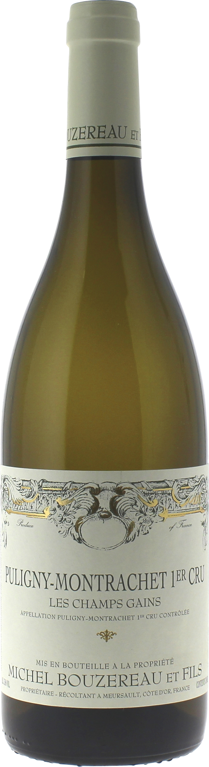 Puligny montrachet 1er cru les champs gain 2022  BOUZEREAU Michel, Bourgogne blanc